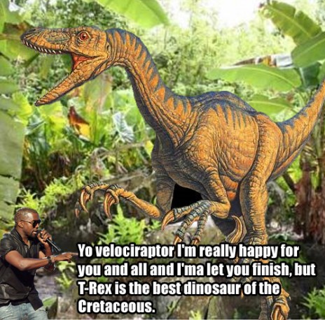 IMPORTANT NEWS ABOUT KANYE WEST INVOLVING DINOSAURS