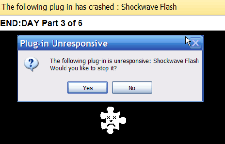 MY SHOCKFLASH CRASHED