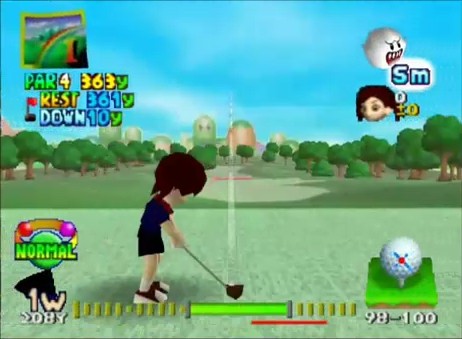 I just downloaded Mario Golf on the Wii