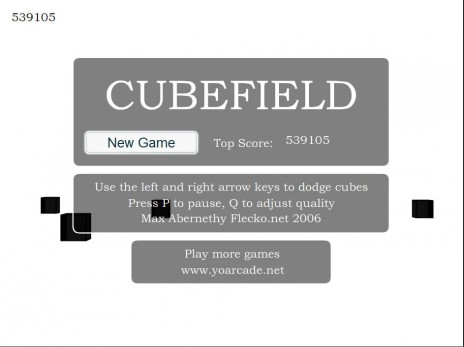 Cubefield MY GREAT ASSKICKING SCORE! XD