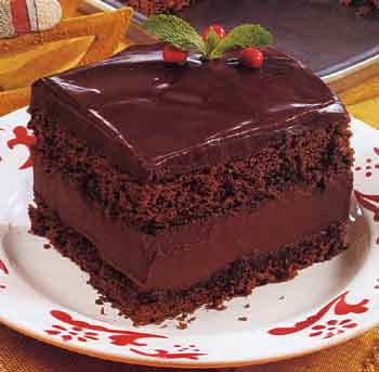 Im eating chocolate cake at this very moment