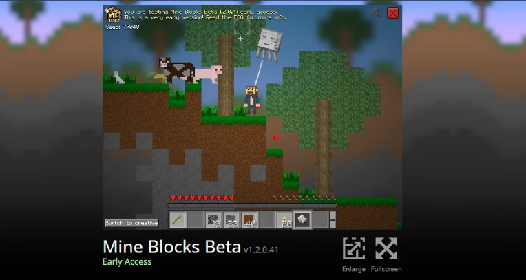 Mine Blocks is an HTML5 Game Now!