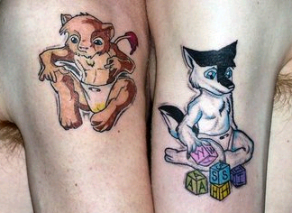 Me and my friend got tattoos!