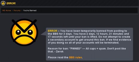 Banned on BBS