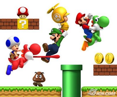 New Super Mario Bros, Wii is fucking awesome.