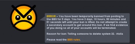 Banned. Again