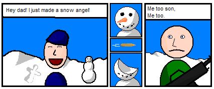 Snow comic.