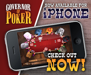 Governor of Poker on the iPhone!!