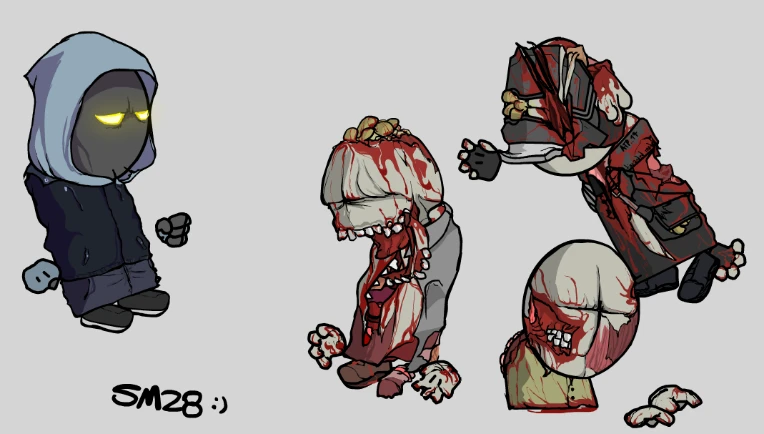 My zombie sprites