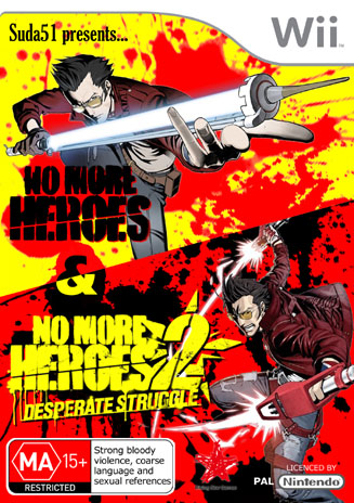 No More Heroes 1 & 2 Au Cover