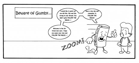 Art Forum Comic 2: Gumby