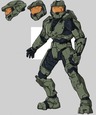 TSAH3 Master Chief Character Design - by danomano65