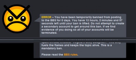 Banned again!