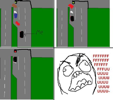 Why do traffic lights hate me.