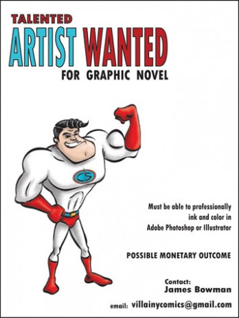 I NEED AN ARTIST FOR MY GRAPHIC NOVEL!!! this is a BIG opportunity