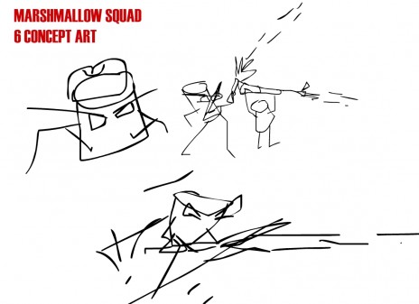 marshmallow squad 6 concept art