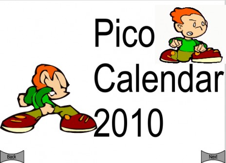 Pico Calendar 2010