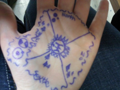 i drewded on my hand