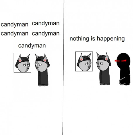 I HAVE SEEN THE HORROR MOVIE NAMED CANDYMAN SO