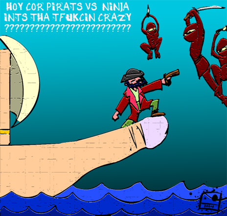 pirate vs ninja