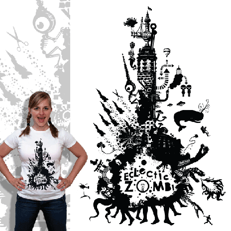 ECLECTIC ZOMBI: VOTING IS OPEN!!! VOTE 5 ON MY T-SHIRT DESIGN