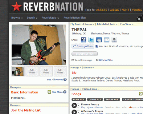 Reverbnation!