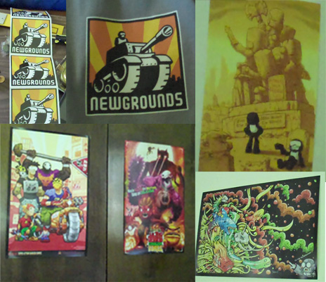 My Newgrounds Shirt and Posters Arrived!