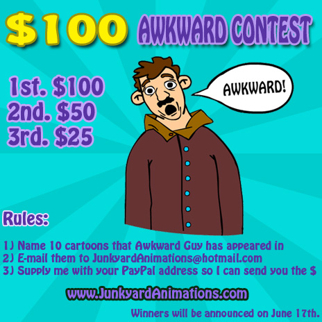 $100 CONTEST + NEW CARTOON!!!