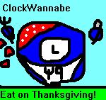 It seems thatThanksgiving is among us, Clock-Crew Brown