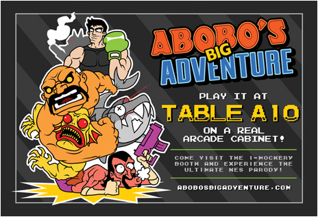 Come see us at Comic-Con booth # A10 and play Abobo's Big Adventure!