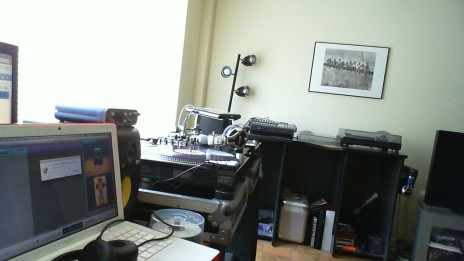 My current recording area.