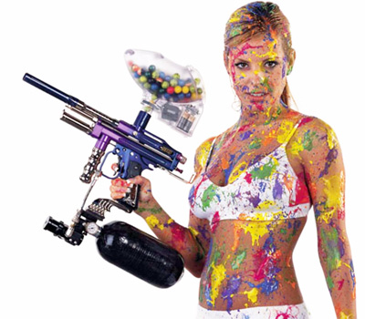 Paintball Gun (+pic of a paintballing babe)