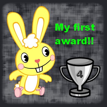 Yeay! My fisrt award!