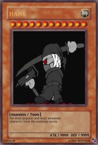 hank yugi oh card