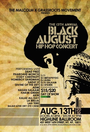 Black August Hip-Hop Project 2010