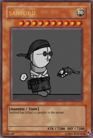 sanford yugi-oh card