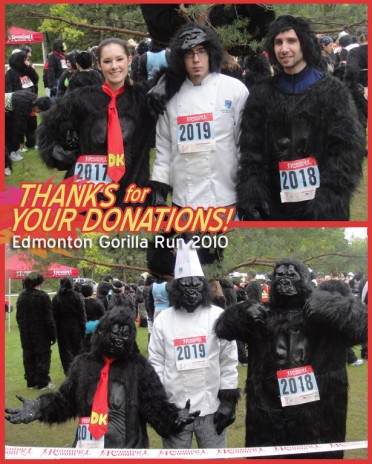 SUCCESSFULLY RAN 5K IN A GORILLA SUIT.