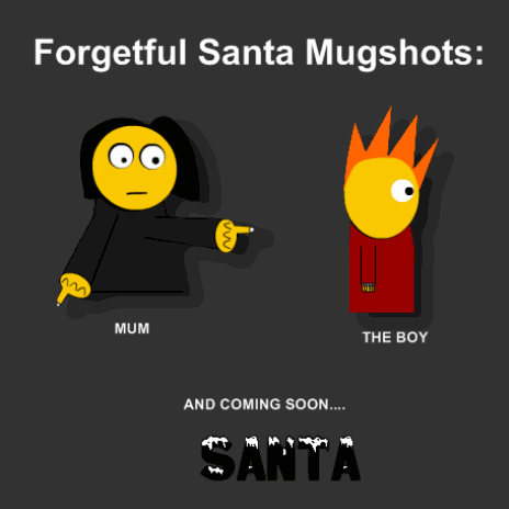 Christmas Animation Character Mugshots