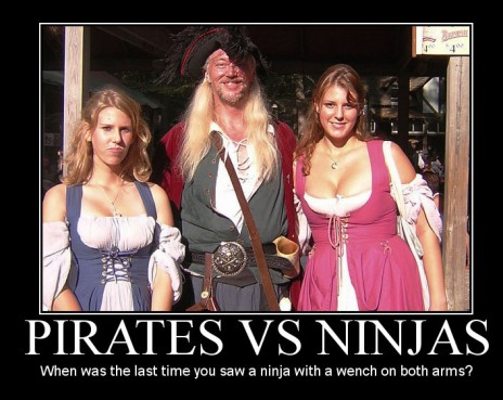 Pirates vs Ninjas