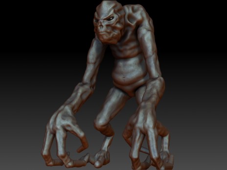 The Alien First Character for Professional level 3d animation