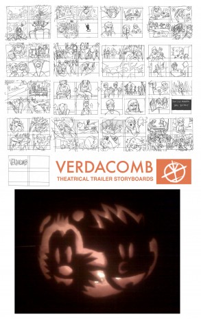 VERDACOMB Theatrical Trailer Storyboards