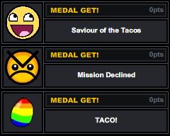 Medals on a game for a friend!