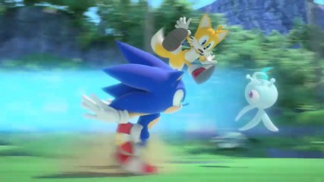 Why is Sonic running like he's smiling?