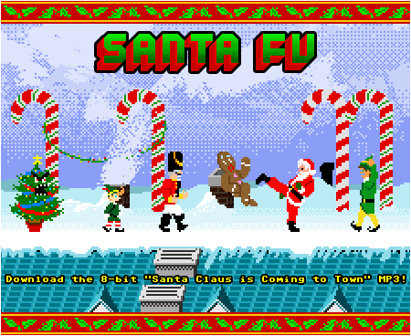 Free MP3 of my 8-bit chiptunes verson of "Santa Claus is Coming to Town" for your holiday jukeboxes!