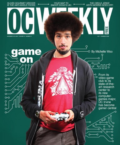 My Video Game Developer Club made the front page of OC weekly!