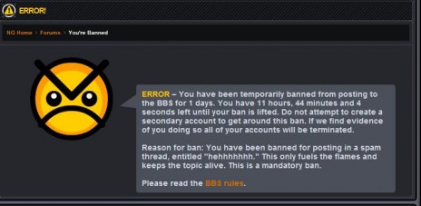 a second ban!!!