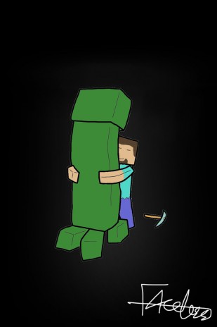 All the creeper wants is a hug