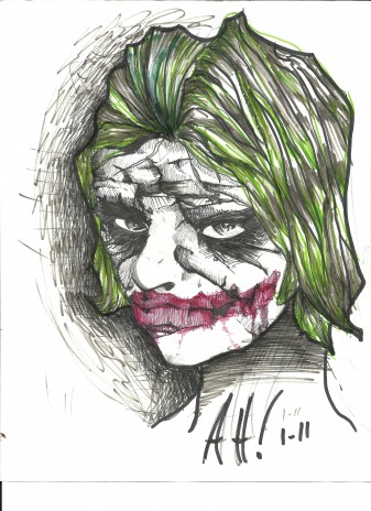 My joker drawing