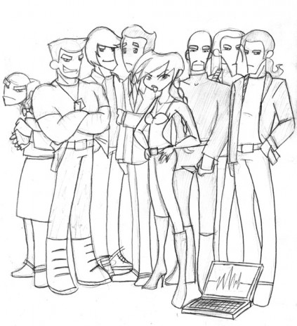 Characters of the Wanted Dead and Alive project