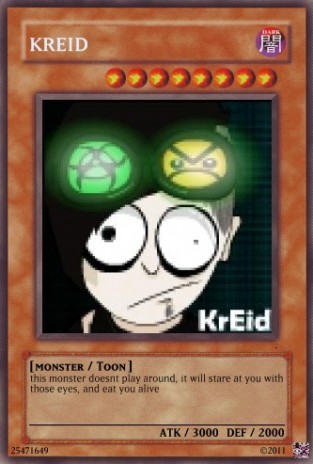 i made a yugioh card for you